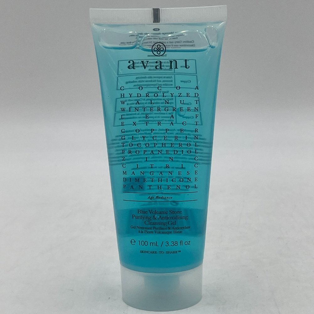 Avant Blue Volcanic Stone Purifying & Antioxidising Cleansing Gel 3.38fl oz
